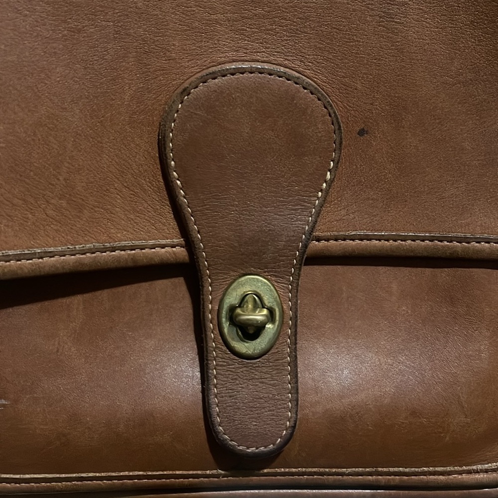 Vintage Coach British Tan Station Bag 5130 - Picture 3 of 11